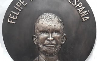 MEDALLÓN BRONCE FUNDIDO