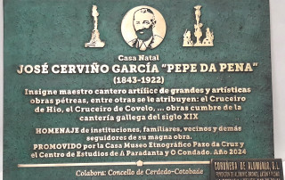 PLACA HOMENAJE BRONCE FUNDIDO